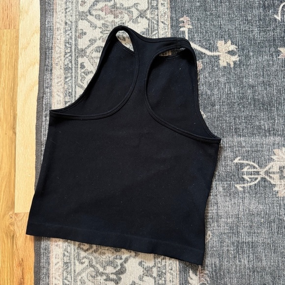 Free People Intimately Hayley High Neck Racerback Black Tank Top XS Small - Picture 4 of 6